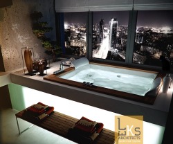 homedesigning:  Bath With A View 