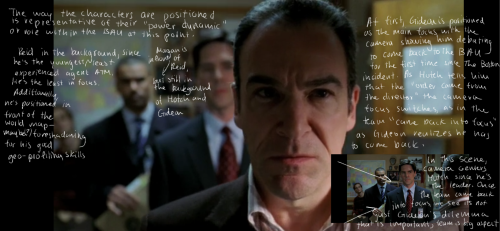 Criminal Minds S01E01 - A Scene Analysis/things I Noticed
