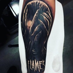 In Flames tattoo