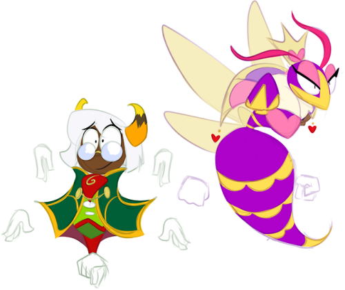 starflethegreat: it is warpstar wednesday my dudes. have a Taranza and Sectonia in the Rayman Origin