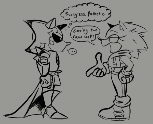 Read @borrelia's Transfem Metal Sonic Fic And Thought It'd Pair Greatly With Another Transfem Legend