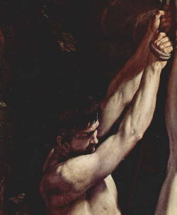 Guido Reni The Crucifixion of St. Peter detail