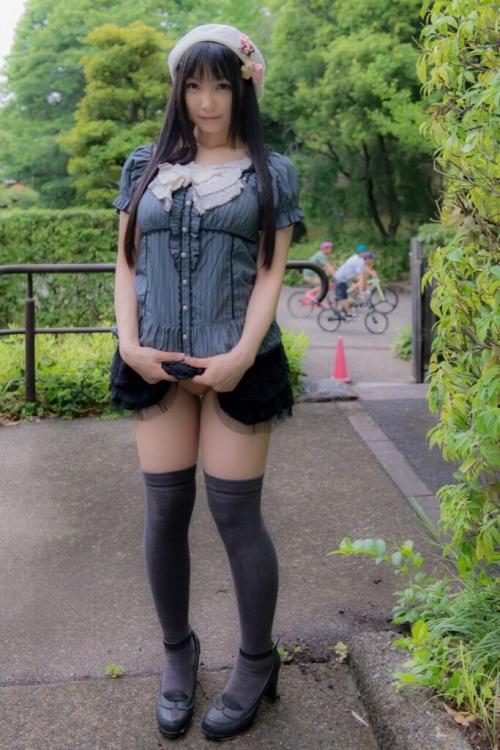 Porn photo cosplaygirl:  Twitter / lenfried_now: Ｃ86頒布予定の新作ROMその1はお外でいろいろする感じの内