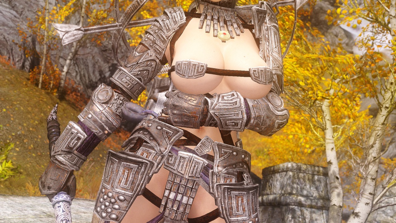 Dwarven Bikini Armor &amp;   Rusty Steel Dwarven Dwemer Overhaul    ( ﾟ∀ﾟ)o彡