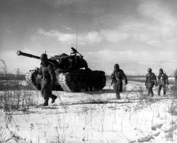 Chrisgaffey:  Men And Armour Of The U.s. Marine Corps During The Battle Of The Chosin