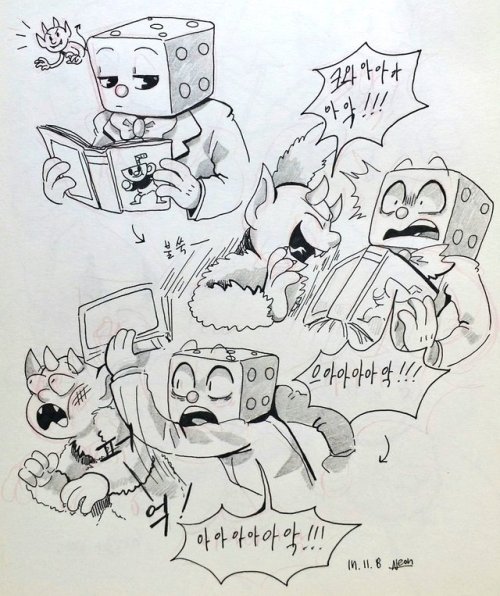 neonkalistar:Imagine young devil and king dice