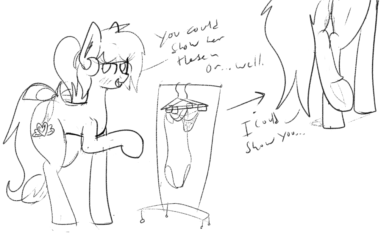 verybatidea:  Some oc I made who sells lingerie. She isn’t afraid to demonstrate