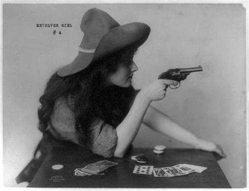 catskewl: Revolver Girl #4, 1912.