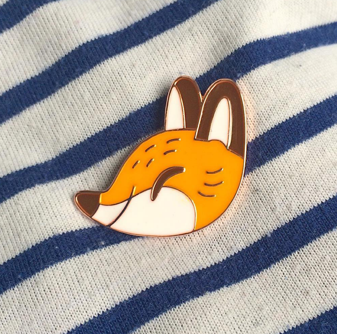 heikala:  Shiba Inu, Fox and Wolf enamel pins These little guys were part of my thesis