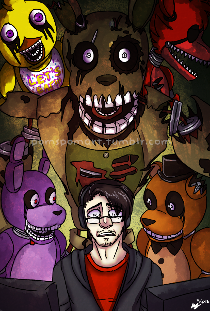 pomspomart:  Finished my Mark doodle in stream! :) Pretty proud how it came out~