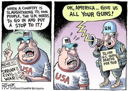 cartoonpolitics:  (cartoon by Rob Rogers)  