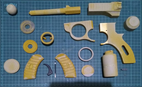 All The Parts Are Printed, And The First Finishing Pass Is Finally Over! (so Much Sanding...)