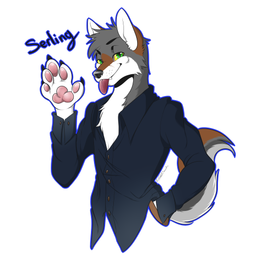 I posted a $5 badge commission thing the other day and serling asked for this. I gave him a deal bec