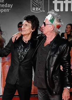 Ronnie Wood and Keith Richards attend 2016 Toronto International Film Festival ’The Rolling St