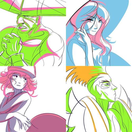 Tapu based character practices from Pokemon Sun and Moon WIP