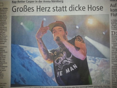 youwerealwayshardtohold:  blitzlicht-gewitter:  Großes Herz statt dicke Hose! Casper - Arena Nürnberg  nürnberg war einfach perfekt 