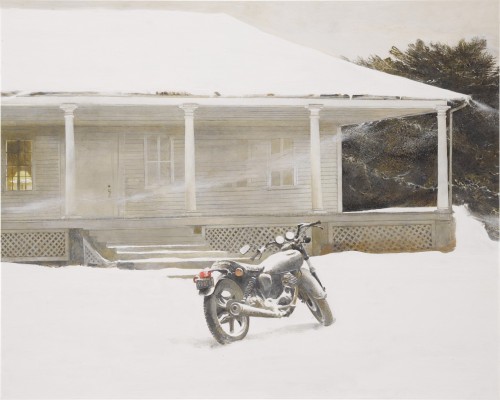 ce-sac-contient:Andrew Wyeth (1917-2009) - Drifting, 1991Tempera on panel (60 x 75 cm)