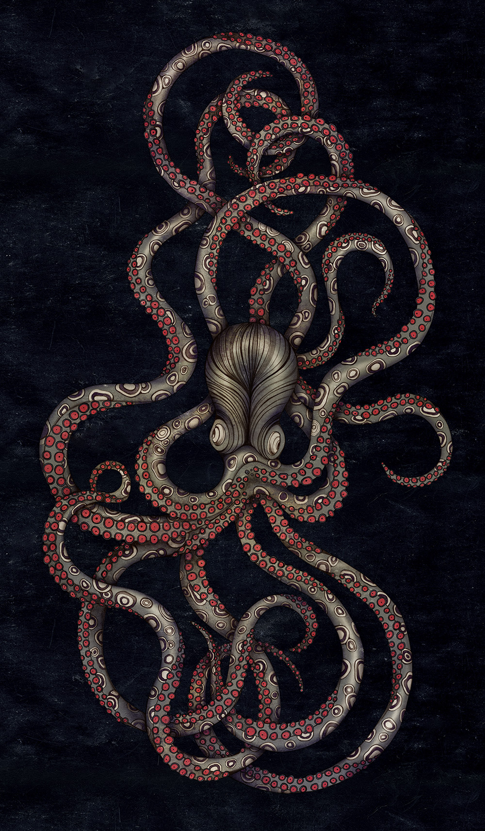 fhtagn-and-tentacles:  SEA CREATURE by Sara &ldquo;ZSO&rdquo; Blake