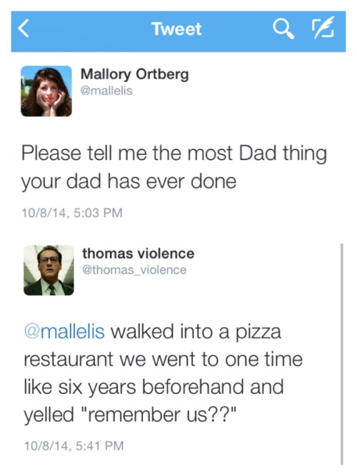 thewanderlustlibrarian:elysedc: The ultimate dad joke compilation Reblog for “Robeneros”