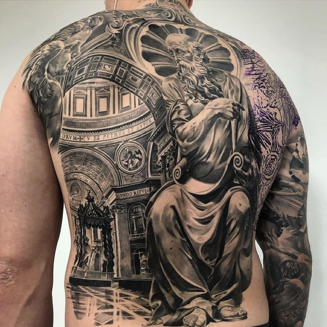 St Peter Portrait  Lower Arm  Two Guns Tattoo Bali  Facebook