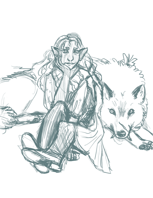 @zoddamnit s girl Chapulina and my werewolf Clover