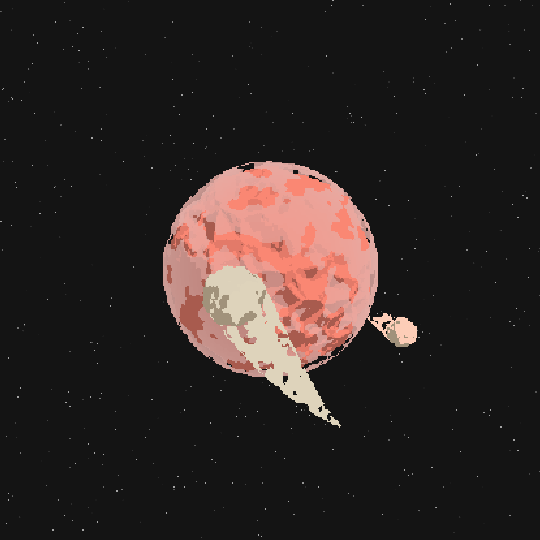 inkaxis:  The red planet, now in pixel form