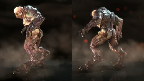extra-vertebrae:Look at this model. This is the Hell Knight model from DOOM 2016 - captured off my P