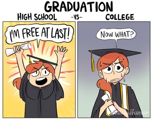pr1nceshawn:    High School vs. College. 