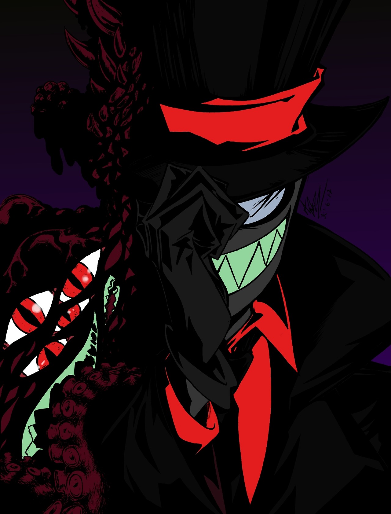 myartsolo:  I have taken all day of today coloring the lineart …. and to be honest