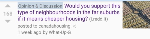 despazito:despazito:The amount of people getting 0 upvotes for calling this shit ugly is kaczynski inducing Guys the issue isn’t (mainly) that these are all identical cookie cutter houses without a grass lawn, or what they’re one step away