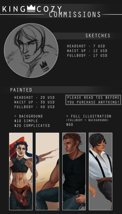 kingcozy:Deviantart Post w/ Info | Google Doc w/ Info! | My Twitter! | My dA!Reblogs are appreciated