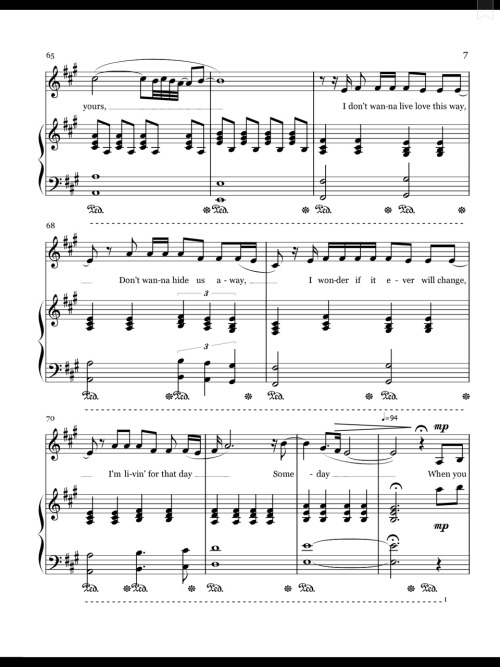 Secret Love Song - Little Mix ft. Jason Derulo (Piano Sheet)