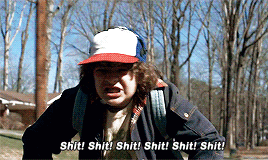 chrsevans:On a scale of 1 to Dustin Henderson, how stressed out are you?
