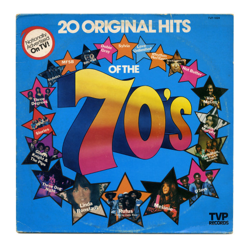 thriftstorerecords:  20 Original Hits Of The 70’sVarious ArtistsTVP Records/USA (1977) 