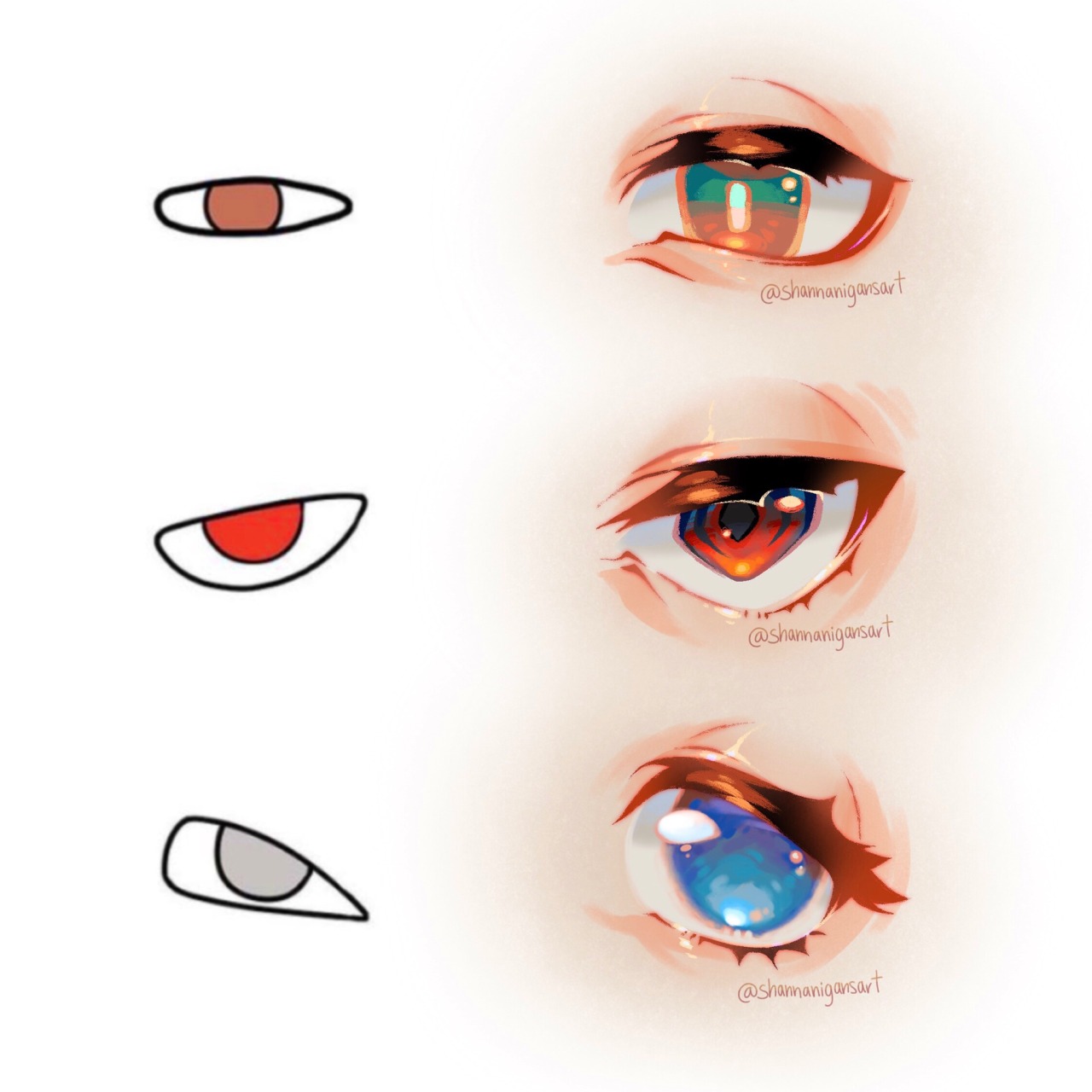 Shannon's Art Shenanigans — I did the eye meme!!! 👁〰️👁🌸