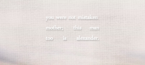 starkacus:history meme | [2/7] relationships: alexander the great &amp; hephaestionAlexande