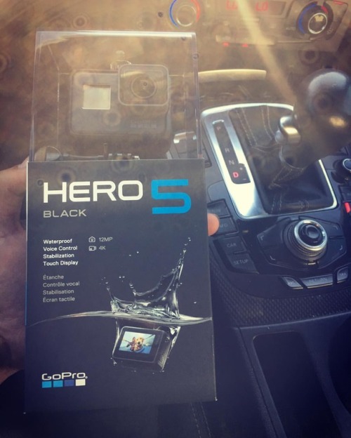 Sometimes things just need to be new. #gopro #new #hero5 #hero5black #travelcam #travels #traveling 