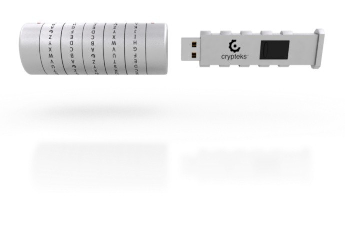 2087:  Crypteks physically lockable USB flash drive takes data protection seriously