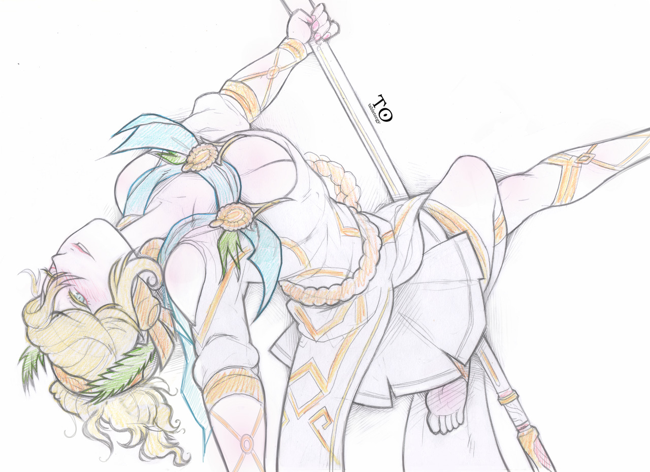tabletorgy-art: I had a few people asking for Mercy poledancing after I made the
