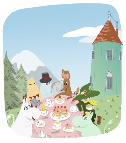 inkybi: tea time at the moomin’s