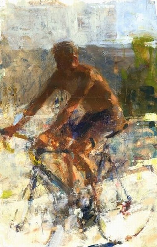 gladtoknowcha: Jon Redmond, Man on Bike 