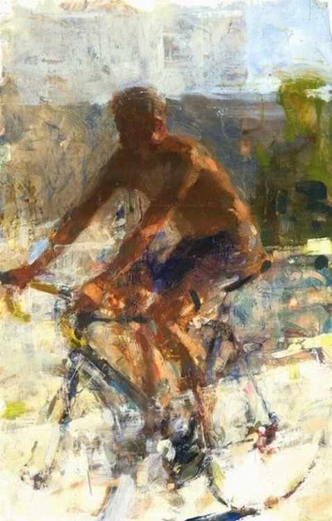 XXX gladtoknowcha:  Jon Redmond, Man on Bike photo