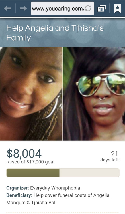 peechingtonmariejust:look what you did, you angels! We’re nearly halfway to our goal to help T