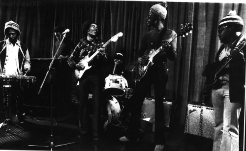  The Wailers recording at Basing Street Studios in London during the early ’70s