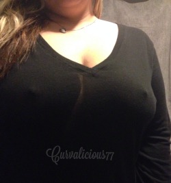 curvalicious77:   Last nights little tease;)