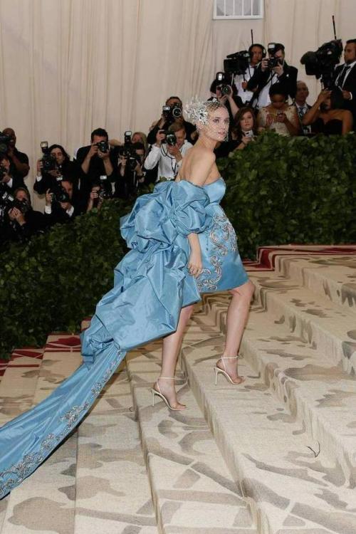 Diane Kruger in Prabal Gurung at the Met Gala 2018