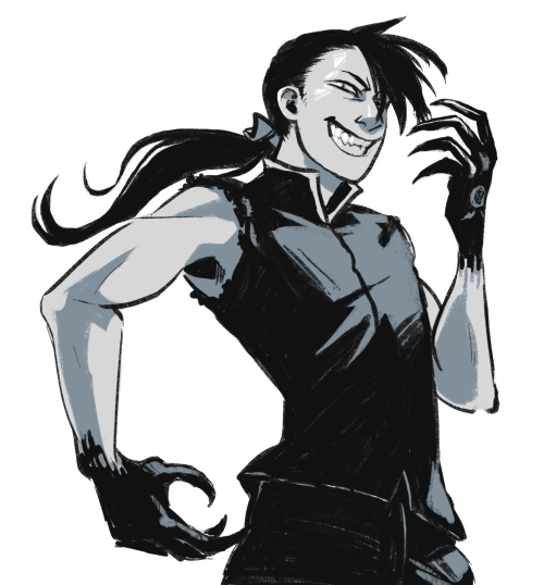 i watched fma - b and I LOVA GREED!!!!!!!!!!