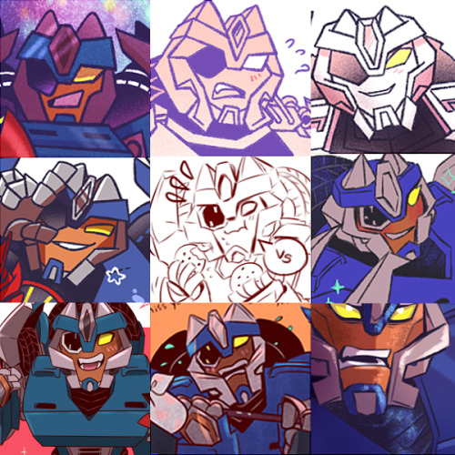 vstrider:2015–&gt;2017 earliest to latestI started drawing Transformers two years ago. I made a char