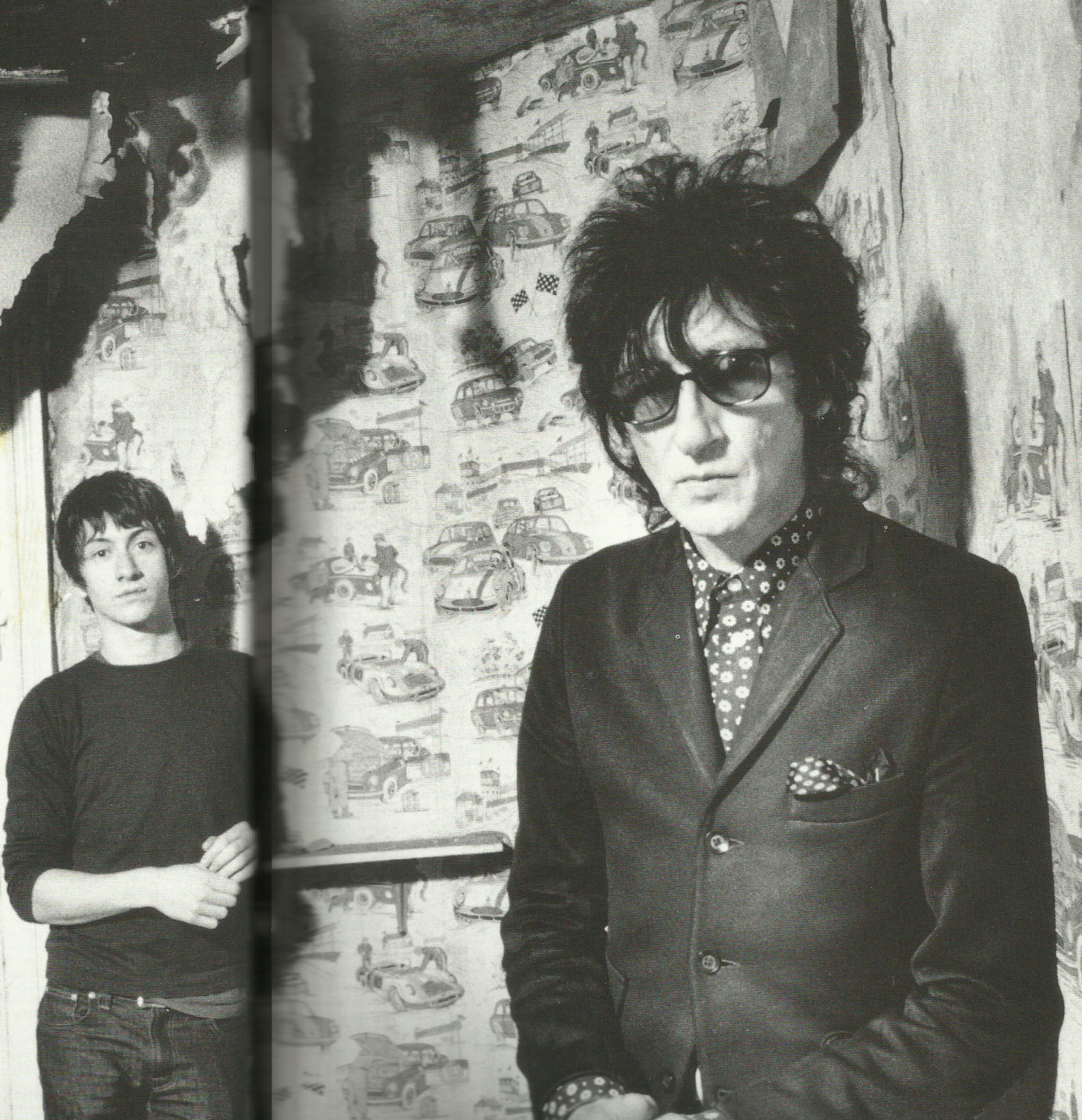 thebipow:  Alex Turner and John Cooper Clarke for MOJO, february 2007 