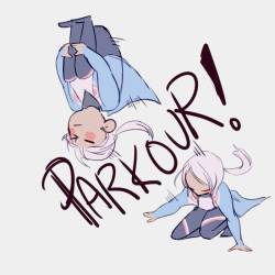 thatsthat24:  rektbyryuzaki:  PARKOUR..  This is PERFECT! 